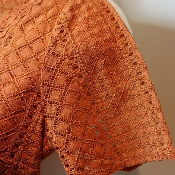 Embroidered Laced Blouse - Picture 6 of 8